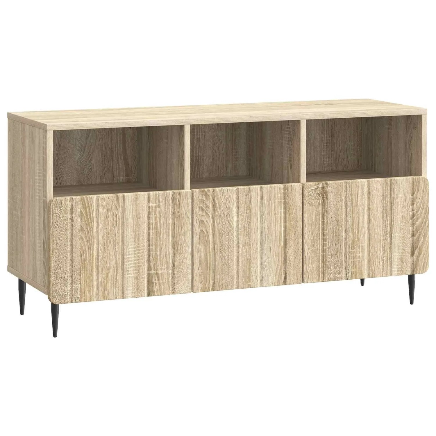 vidaXL TV-Schränk Sonoma-Eiche 102 x 34,5 x 50 cm Holzwerkstoff 894447