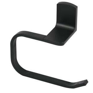 Spirella Taku Toilettenpapierhalter, 17x7x15cm, Schwarz Matt, zur Wandmontage.