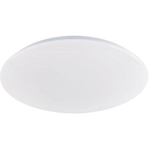 Weiße, runde LED-Deckenleuchte Mona von Fischer & Honsel, Ø 29,5 cm.