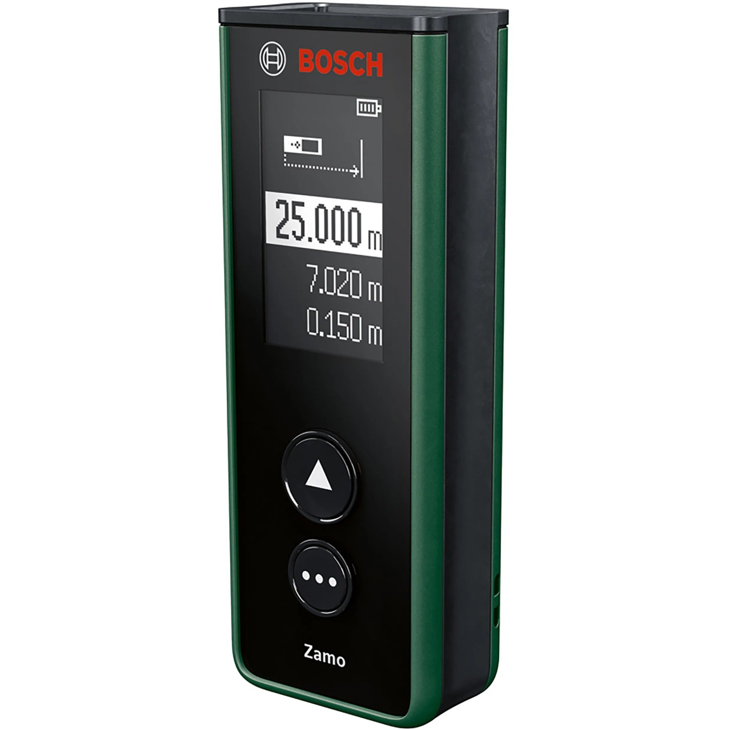 Bosch Laser-Entfernungsmesser Zamo, Messwerkzeug mit Display und USB-C Ladefunktion.