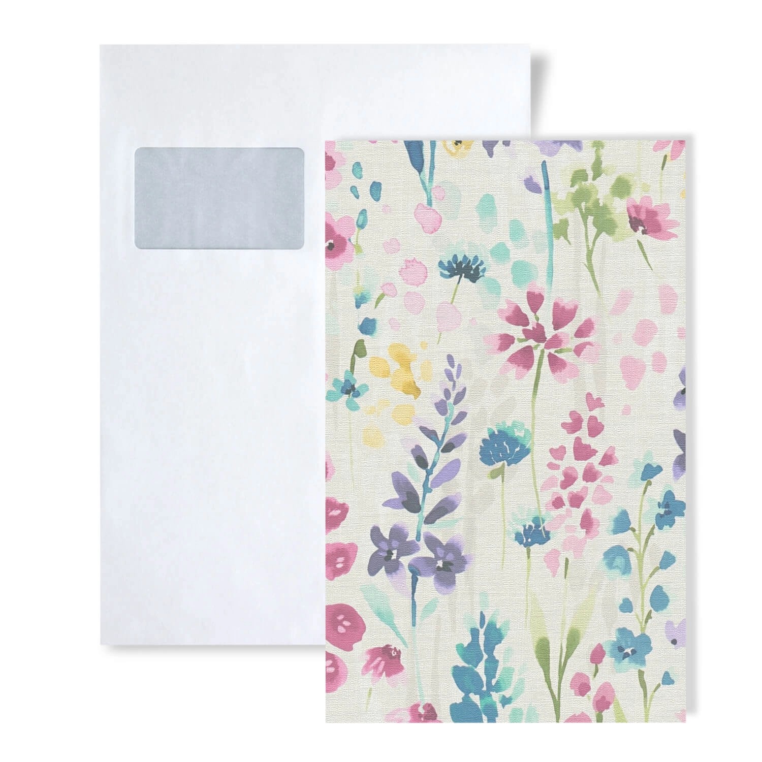 PROFHOME 1 MUSTERSTÜCK S-396061-GU DIN A4 MUSTER der Aquarell-Stil Tapete günstig online kaufen