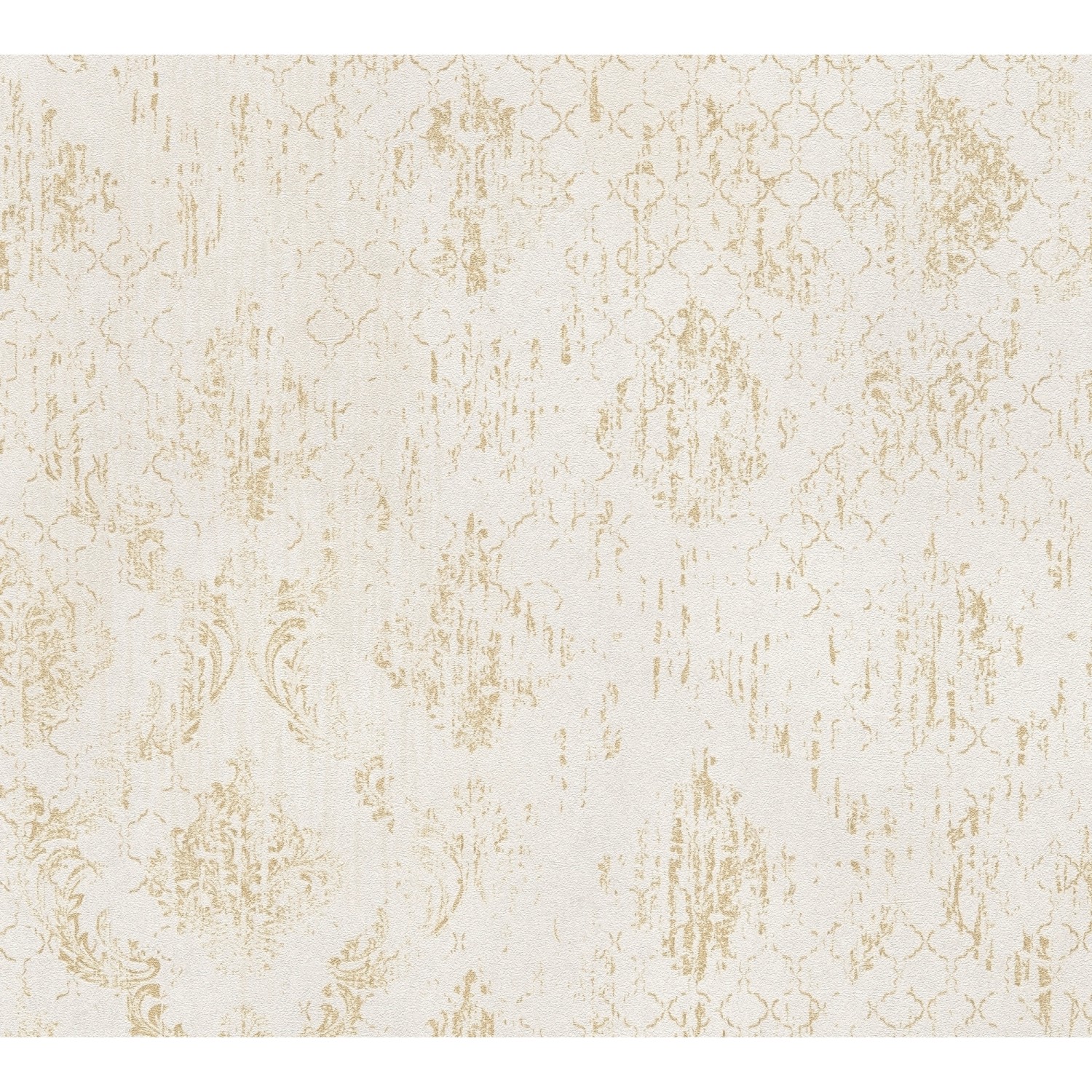 A.S. Creation Vliestapete Ornament Klassisch 10,05 m x 0,53 m Creme-Gold FS günstig online kaufen