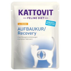 Kattovit Aufbaukur Huhn, 85g, Spezialfutter für Katzen zur Unterstützung der Genesung.