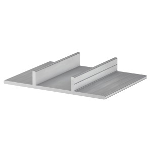 GS Terrassen Boden-Stützanker, 30x100x100 mm, Alu, zur stabilen Befestigung von Terrassendielen.