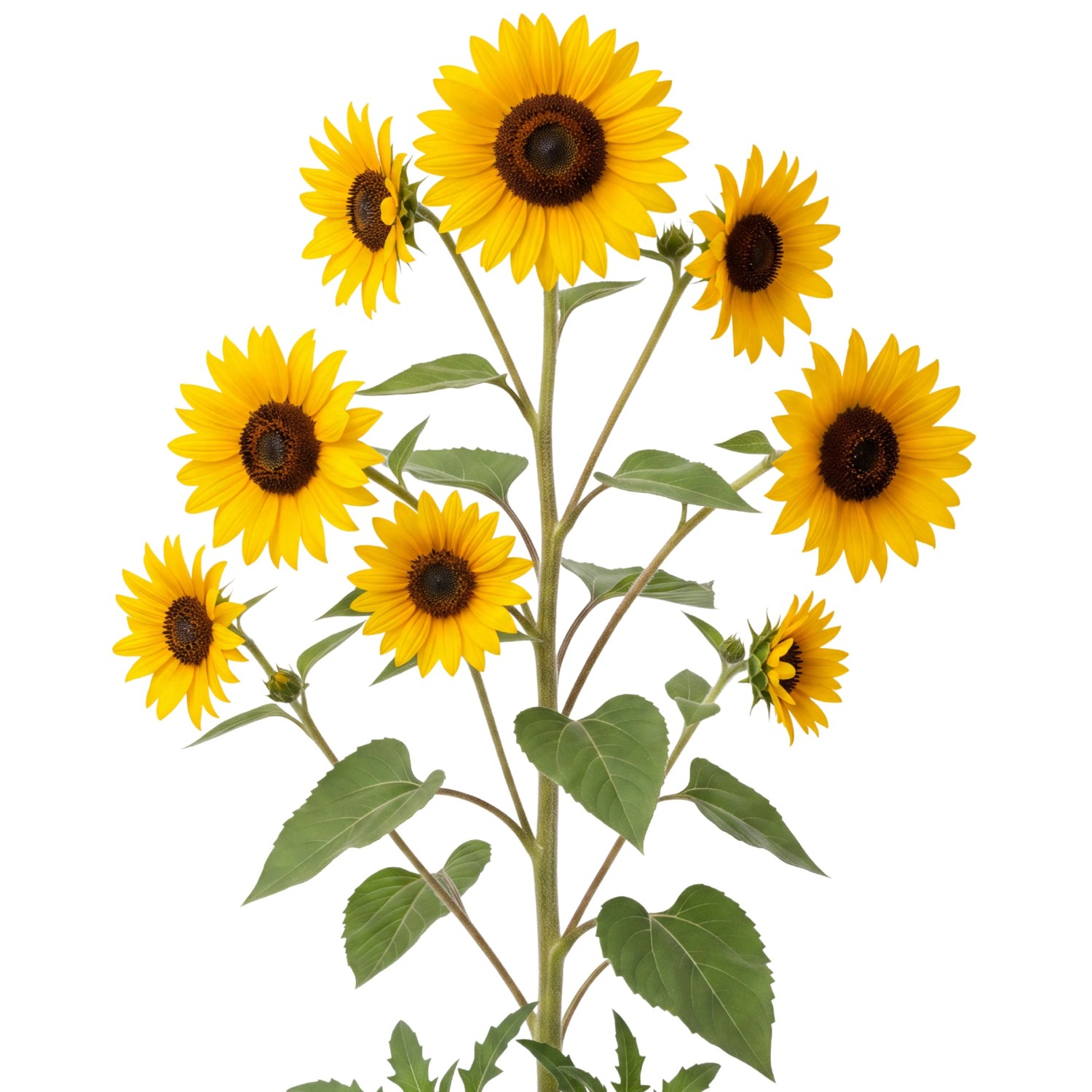 LaCaTho Sonnenblume Goldener Neger Samen Helianthus Annuus 500 Samen Gelb Blüten