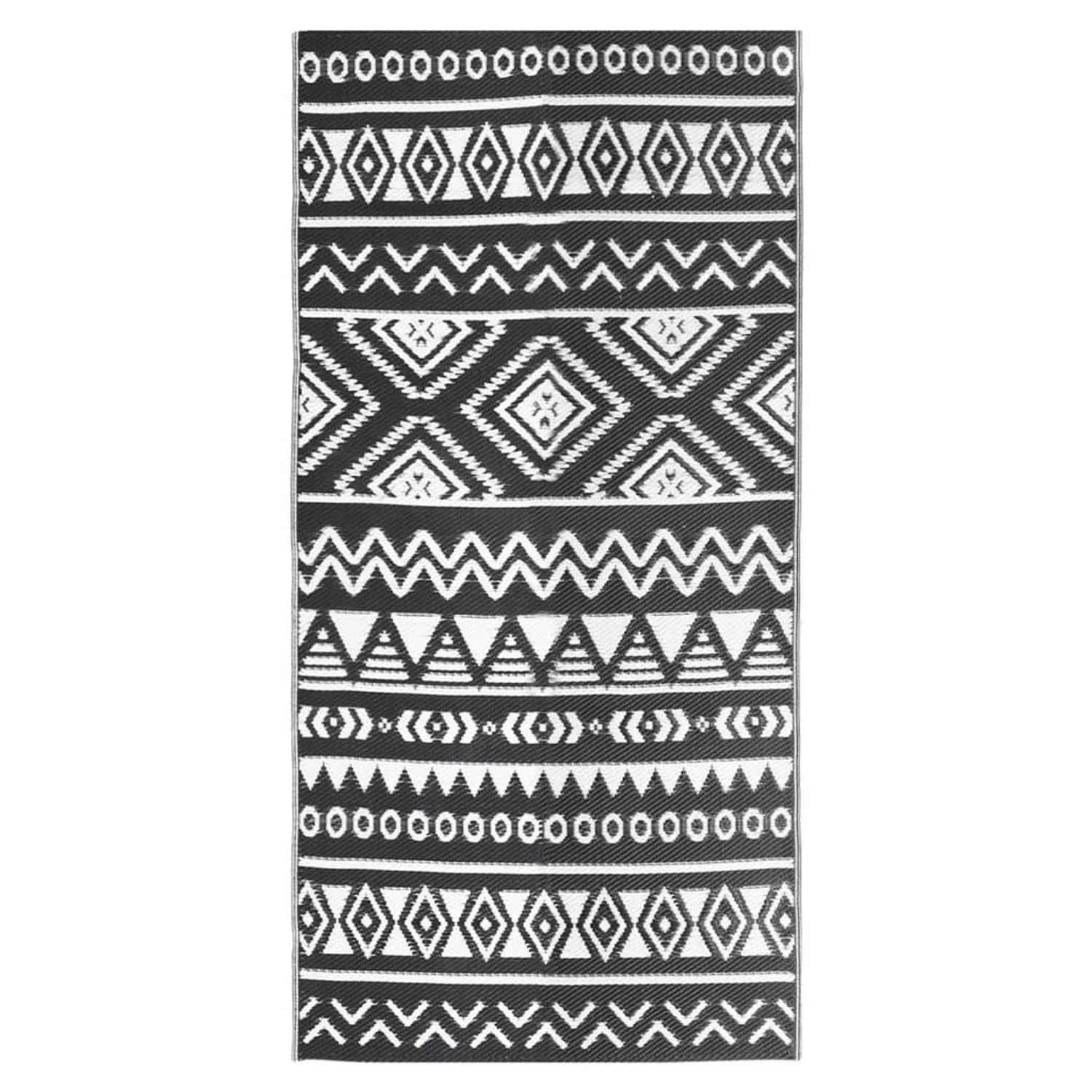 vidaXL Outdoorteppich Schwarz 80x150 Cm Pp 1085923 günstig online kaufen