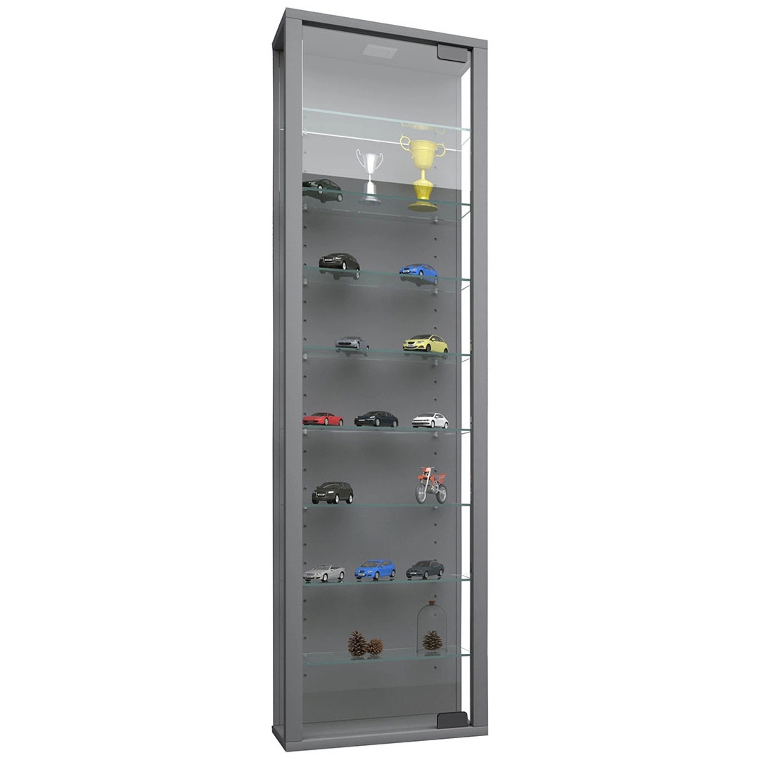 ebuy24 Stano Maxi Vitrinenschrank Wandhängend 1 Glastür mit LED Licht zum A günstig online kaufen