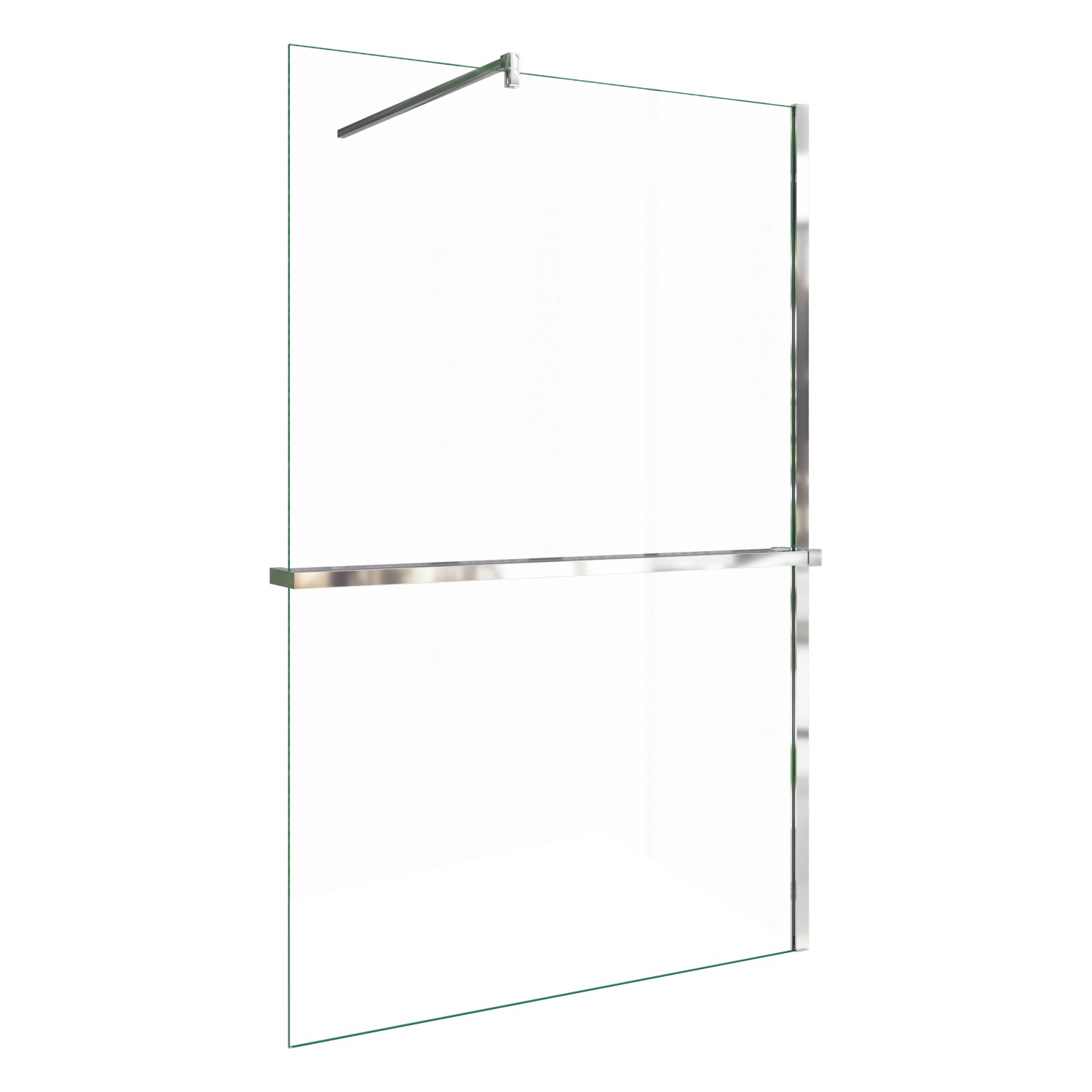 AICA Walk In 80x200cm Duschwand mit Stabilisator 8mm NANO ESG-Glas mit Dusc günstig online kaufen
