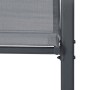 vidaXL Stapelbare Gartenstühle 2 Stk Grau Textilene 318778_9