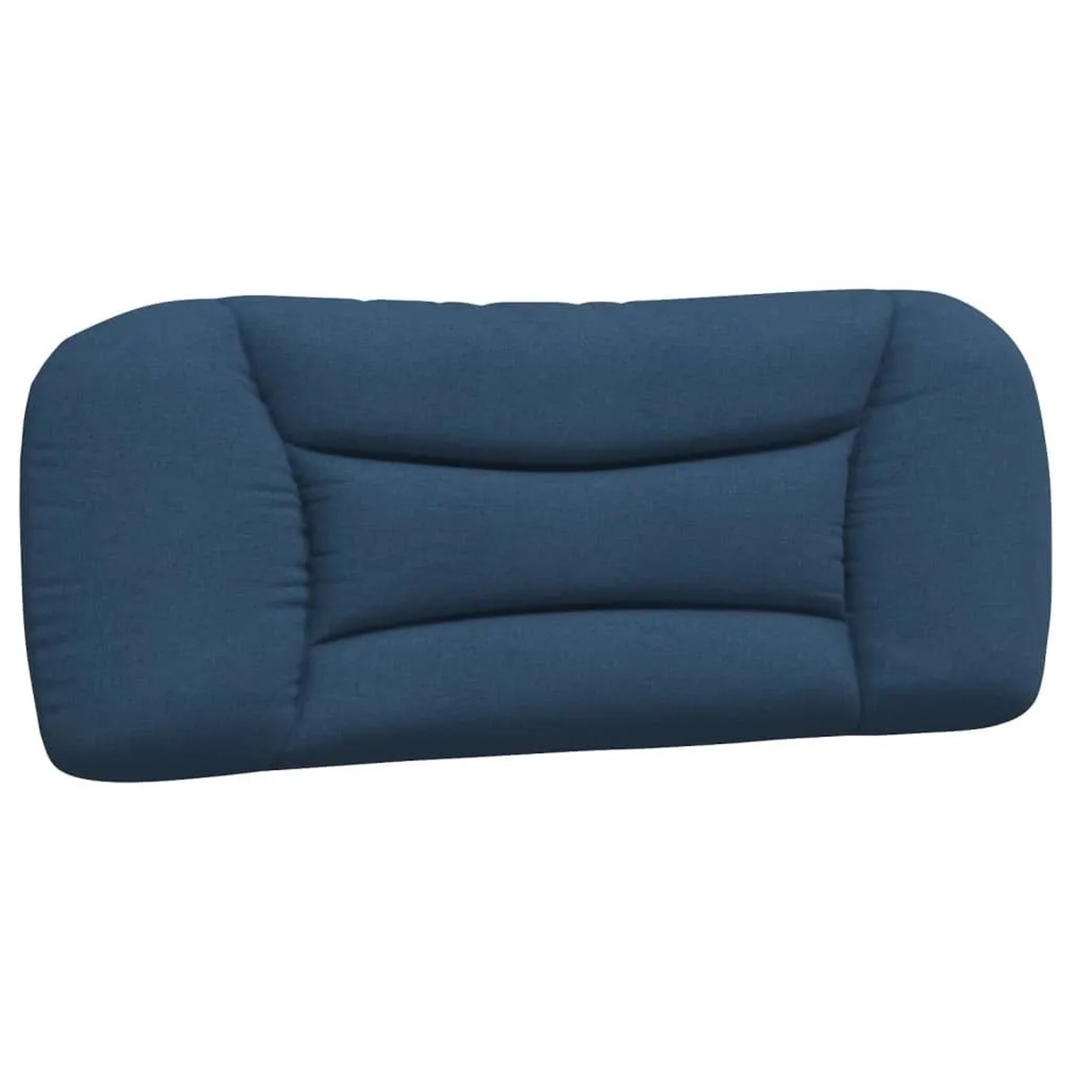 vidaXL Kopfteil-Kissen Hvar Blau 100 cm Stoff 374555