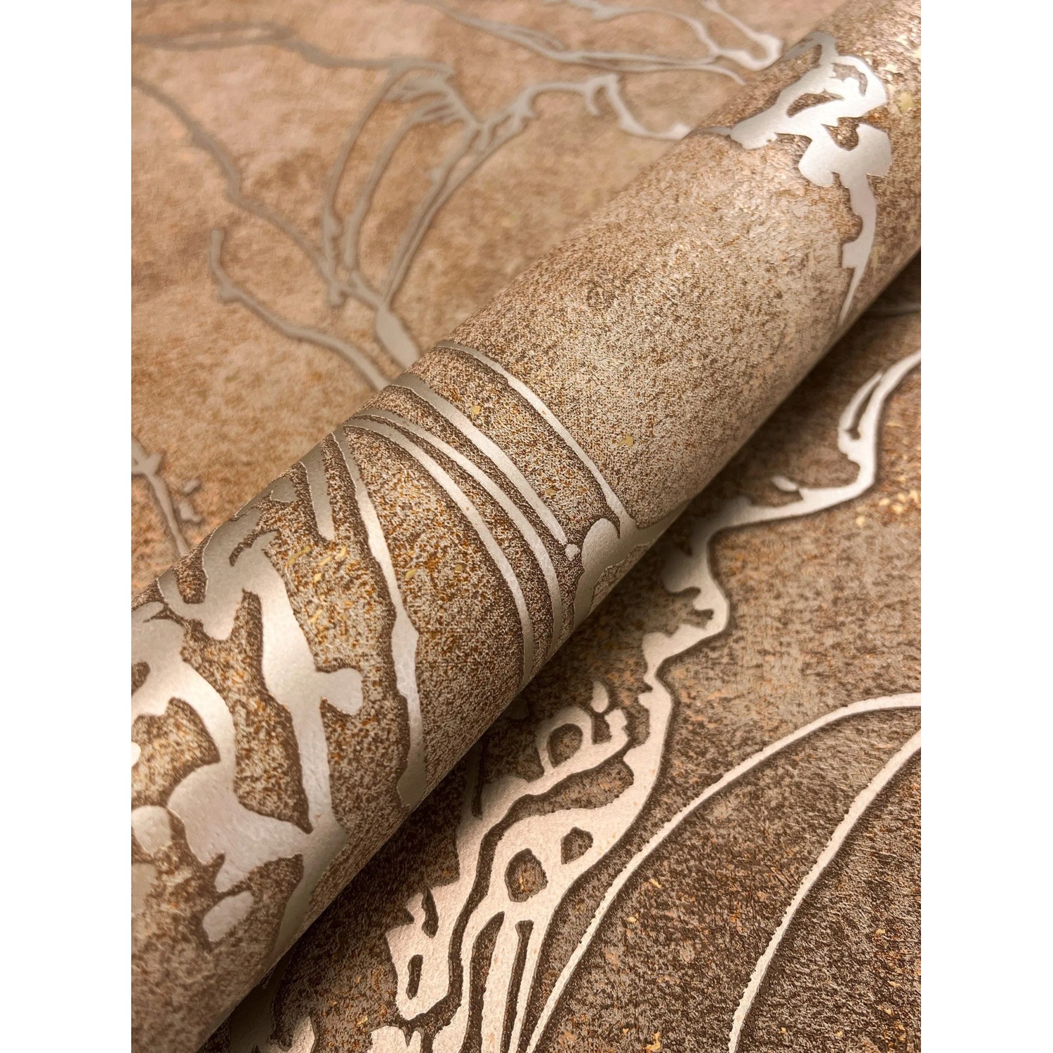 Newroom Vliestapete Fozia Copper Grafik Modern FSC®