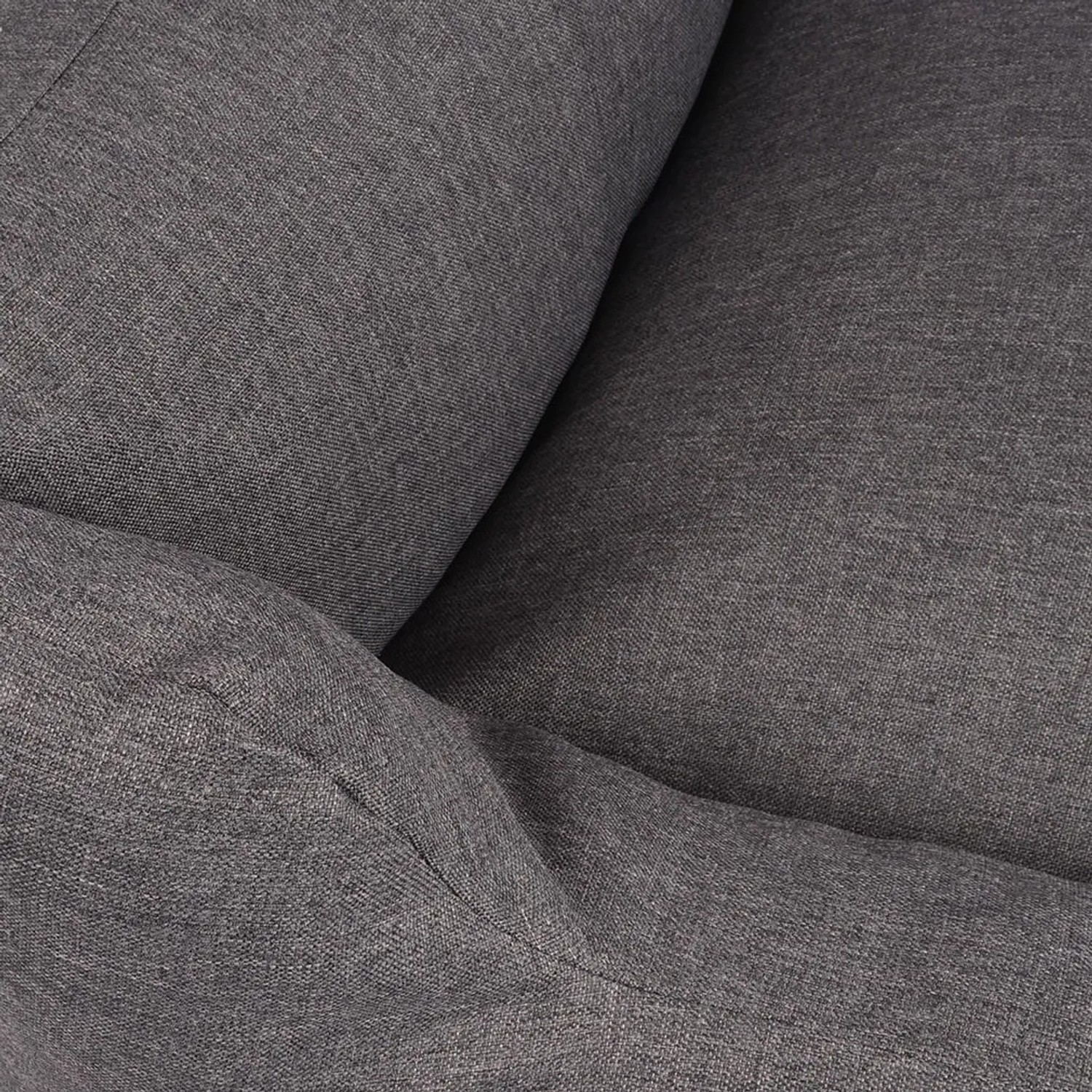 Detailaufnahme: Graues Knuffelwuff Hundebett Lotte Velours XL, robust und komfortabel.
