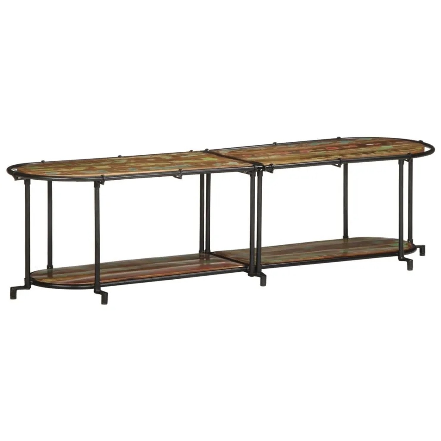 vidaXL TV-Regal 160x42x40 cm Altholz Massiv 4013493