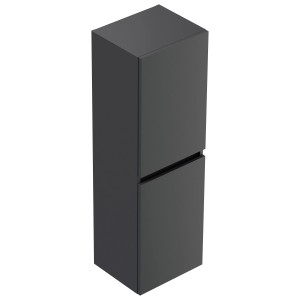 Posseik Bad Hochschrank Limes, Grafit, 112cm, zur Wandmontage mit SoftClose