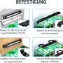Tetra Tetronic ProLine: Verschiedene Befestigungsadapter für die LED Aquarium Beleuchtung.