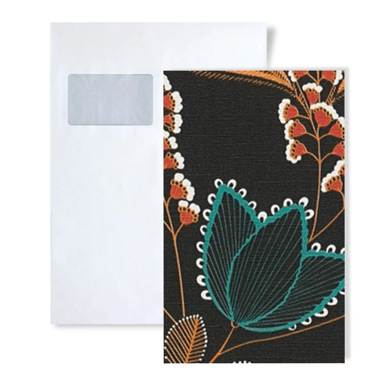 PROFHOME S-393495-GU DIN A4 Muster der Floralen Tapete 1 Musterstück