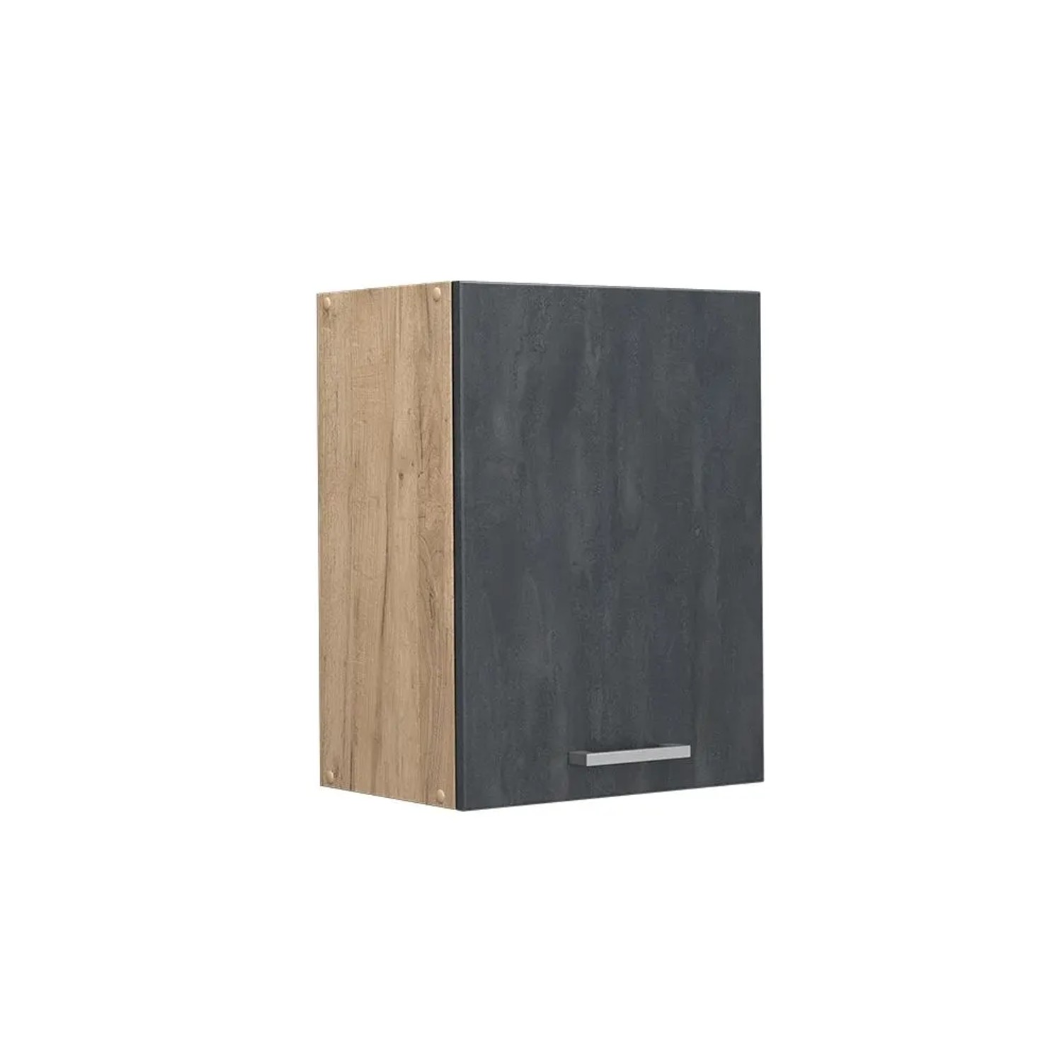 Vicco Hängeschrank R-Line Hängender Küchenschrank Schwarz Beton Goldkraft Eiche 45 cm