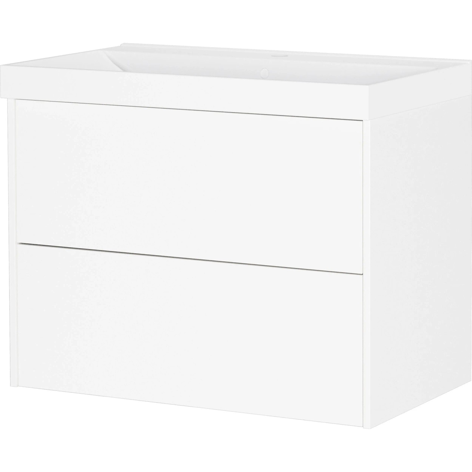 Germania Waschtisch GW-BODERA Weiß 81 cm x 65 cm x 46 cm