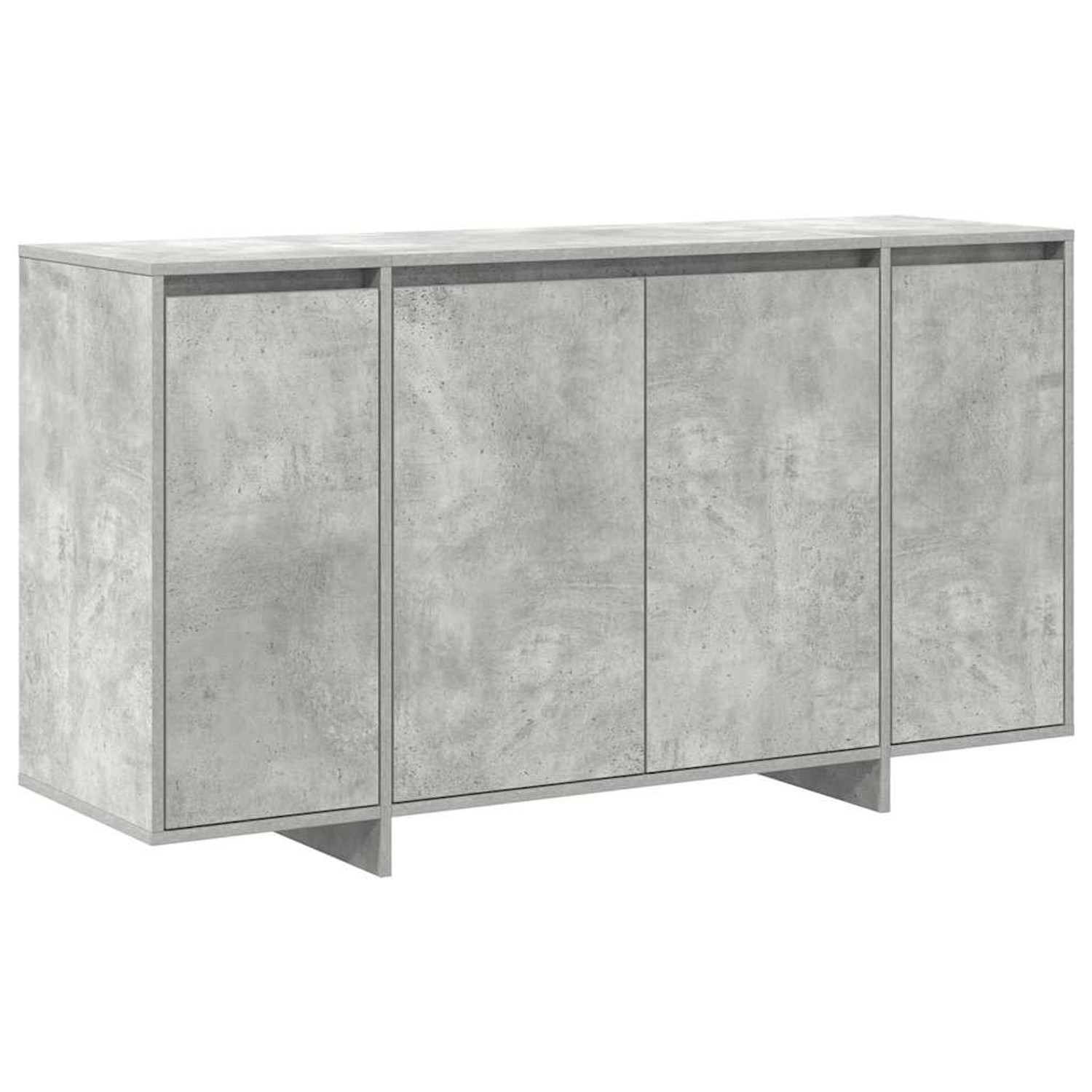 vidaXL Sideboard Betongrau 135 x 41 x 69 cm Holzwerkstoff 3333889