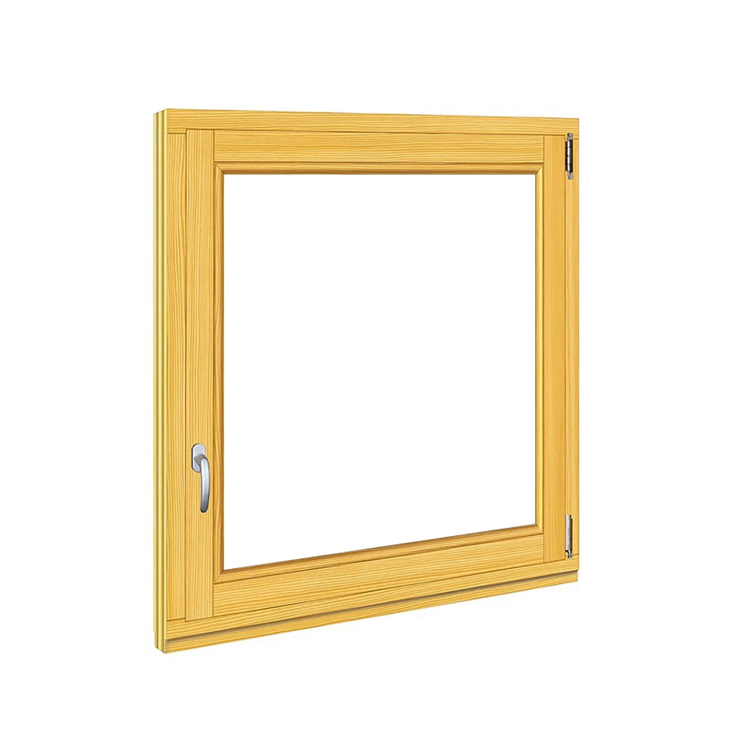 Roro Holzfenster Fichte 98 cm x 98 cm DIN R günstig online kaufen