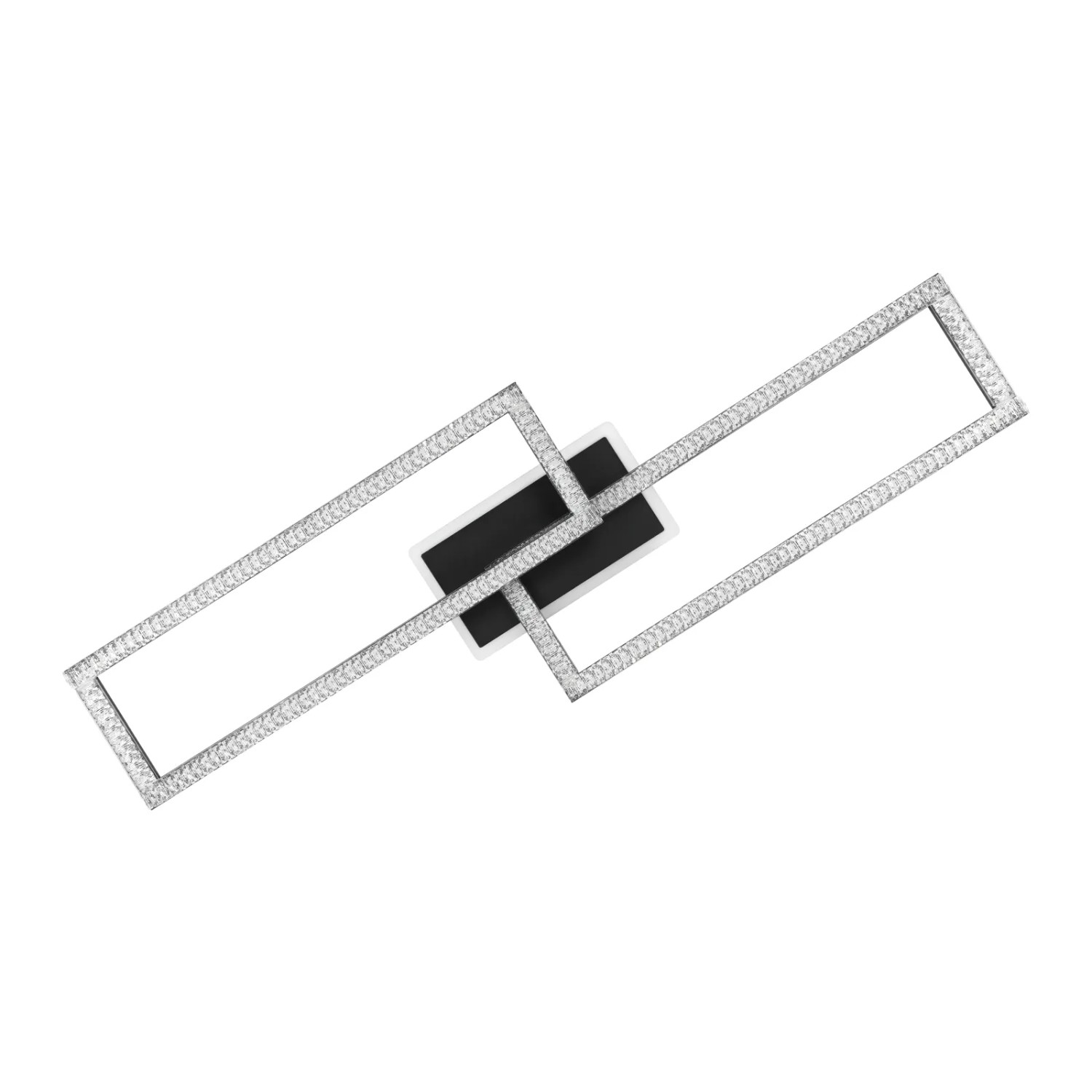 NETTLIFE LED Deckenleuchte aus Metall L80cmSchwarz-2