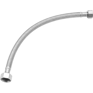 Flexibler Edelstahl-Schlauch, 3/8 x 1/2 Zoll, 300 mm, für Wasseranschlüsse.