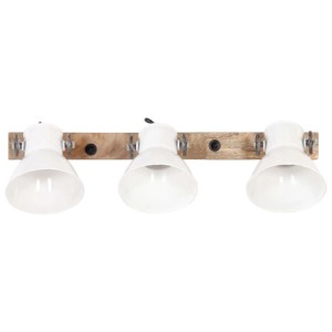 vidaXL Wandlampe Industriestil Weiß 65x25 cm E27 320517