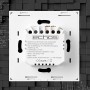 Echos Eco-4150 WLAN Touch Lichtschalter, 1-fach, App-steuerbar, Glas