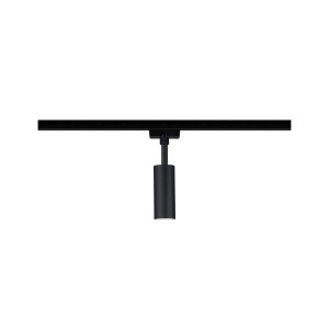Paulmann URail LED-Spot Tubo, schwarz matt/chrom, 4,5W, 4000K. Schienensystem Leuchte.