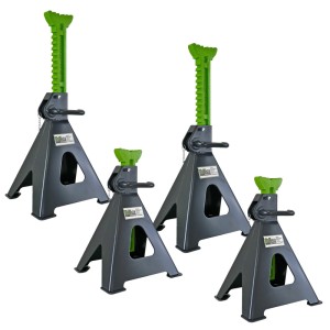 TRUTZHOLM Unterstellböcke, 4er-Set, je 12 t Traglast, höhenverstellbar (490-750 mm) für Autoreparatur.