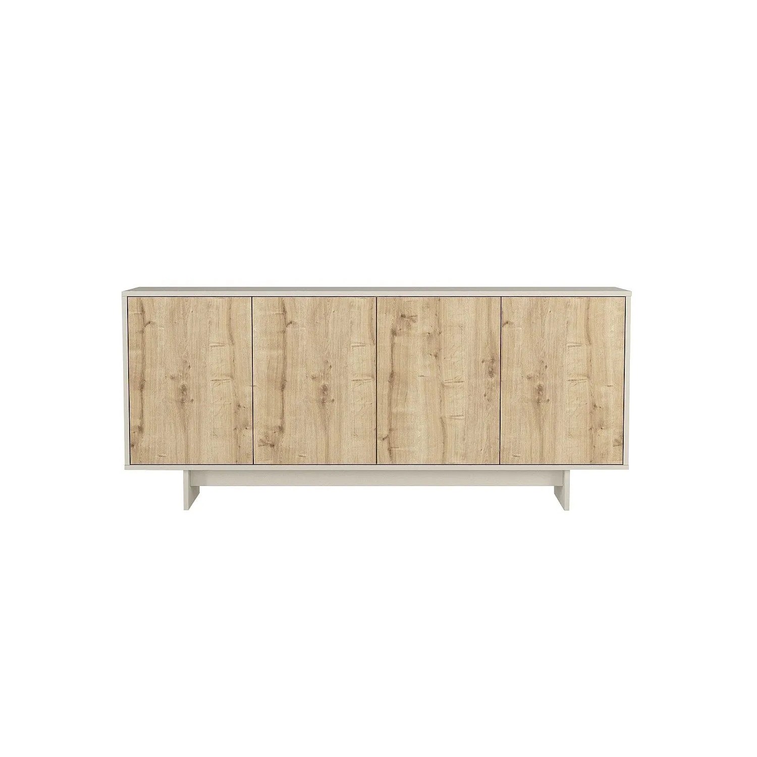 Vente-unique Sideboard Zefyna Beige  Naturfarben Hell 180 cm