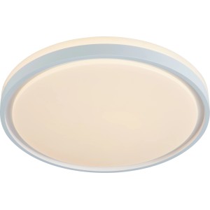 Weiße, runde LED Deckenleuchte Angera, Ø 44,5 cm, für Innenräume.