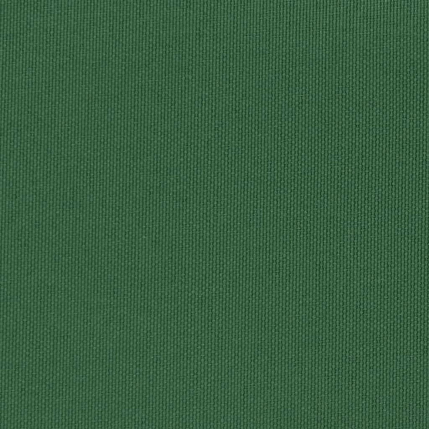 Detailaufnahme des grünen Stoffdachs der Hollywoodschaukel.