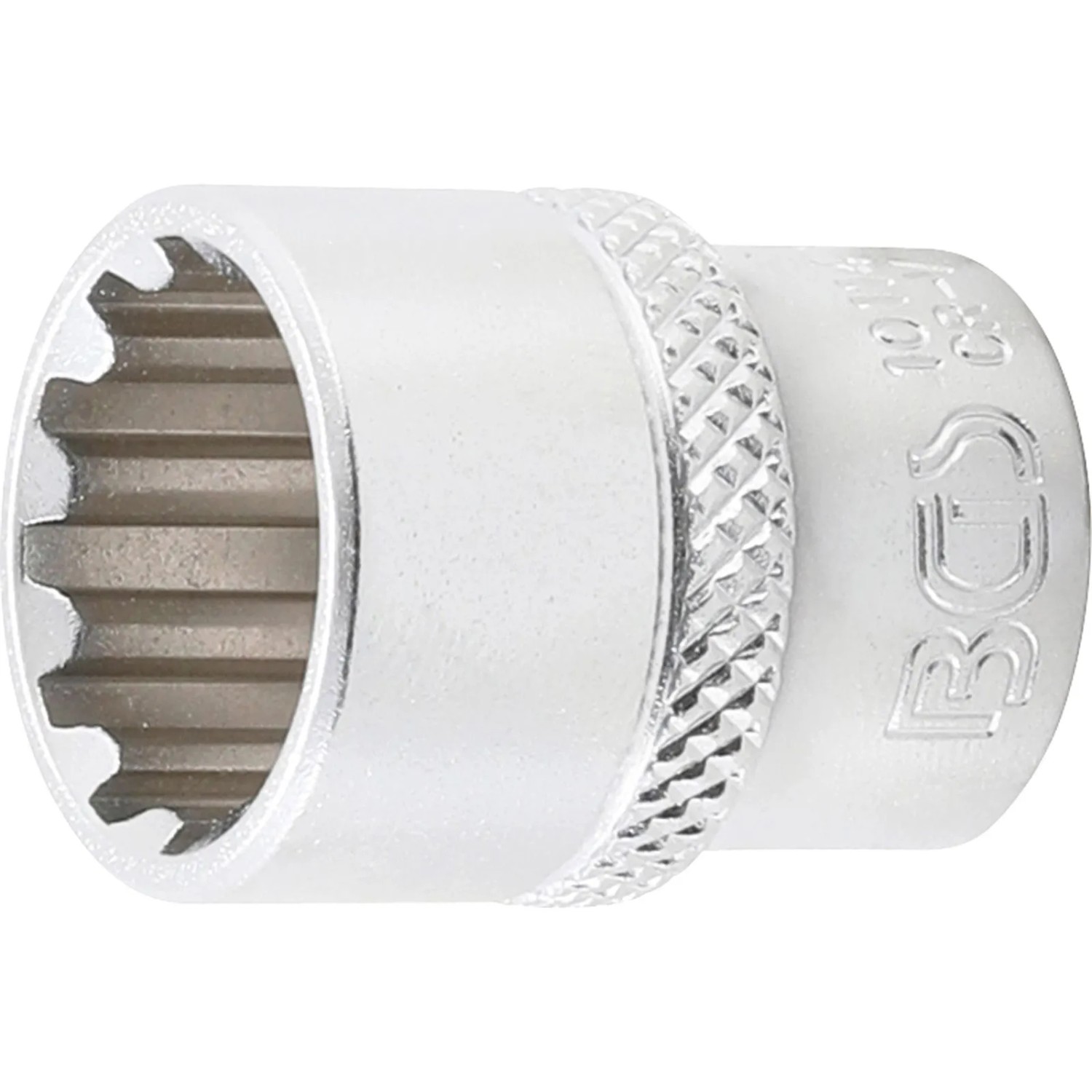 BGS Steckschlüssel Einsatz Gear Lock Antrieb Innenvierkant 6 3 Mm  1 4 Zoll  SW 14 Mm 10114