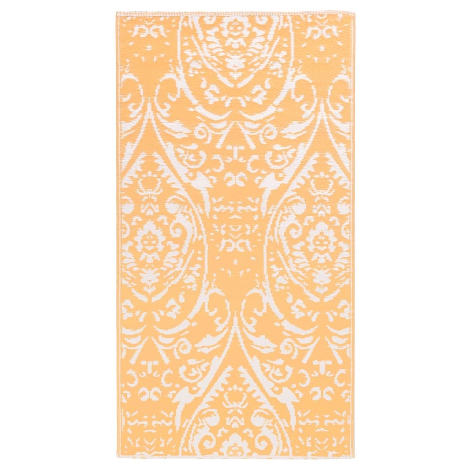 vidaXL Outdoorteppich Orange Und Weiß 160x230 Cm Pp 643982 günstig online kaufen