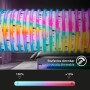 Flexibler LED-Strip mit RGBIC Farbwechsel, Fernbedienung und Dimmfunktion für stimmungsvolle Beleuchtung.