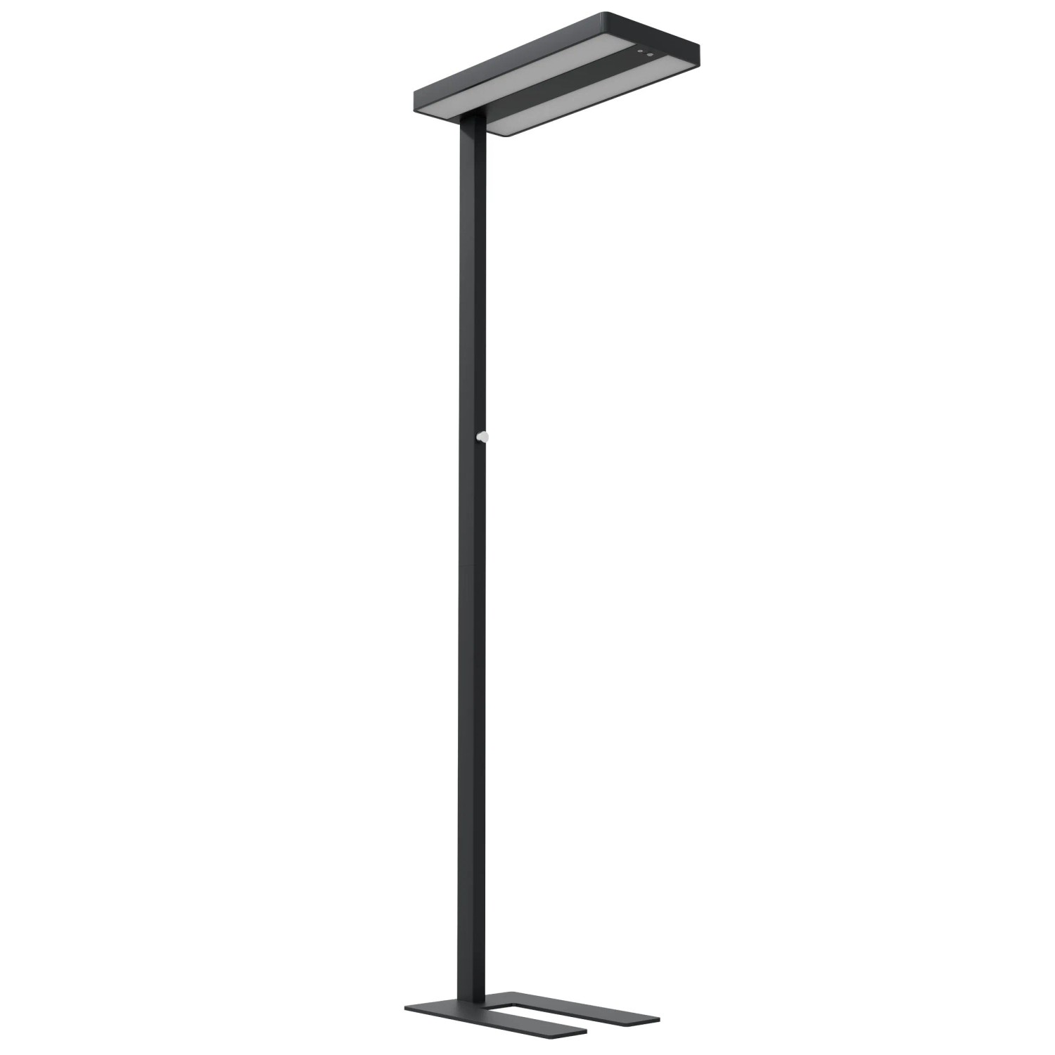 Oktaplex Lyse LED-Stehleuchte mit Bewegungsmelder und Tageslichtsensor 80W 10400lm Neutralweiß 4000K Dimmbar Schwarz