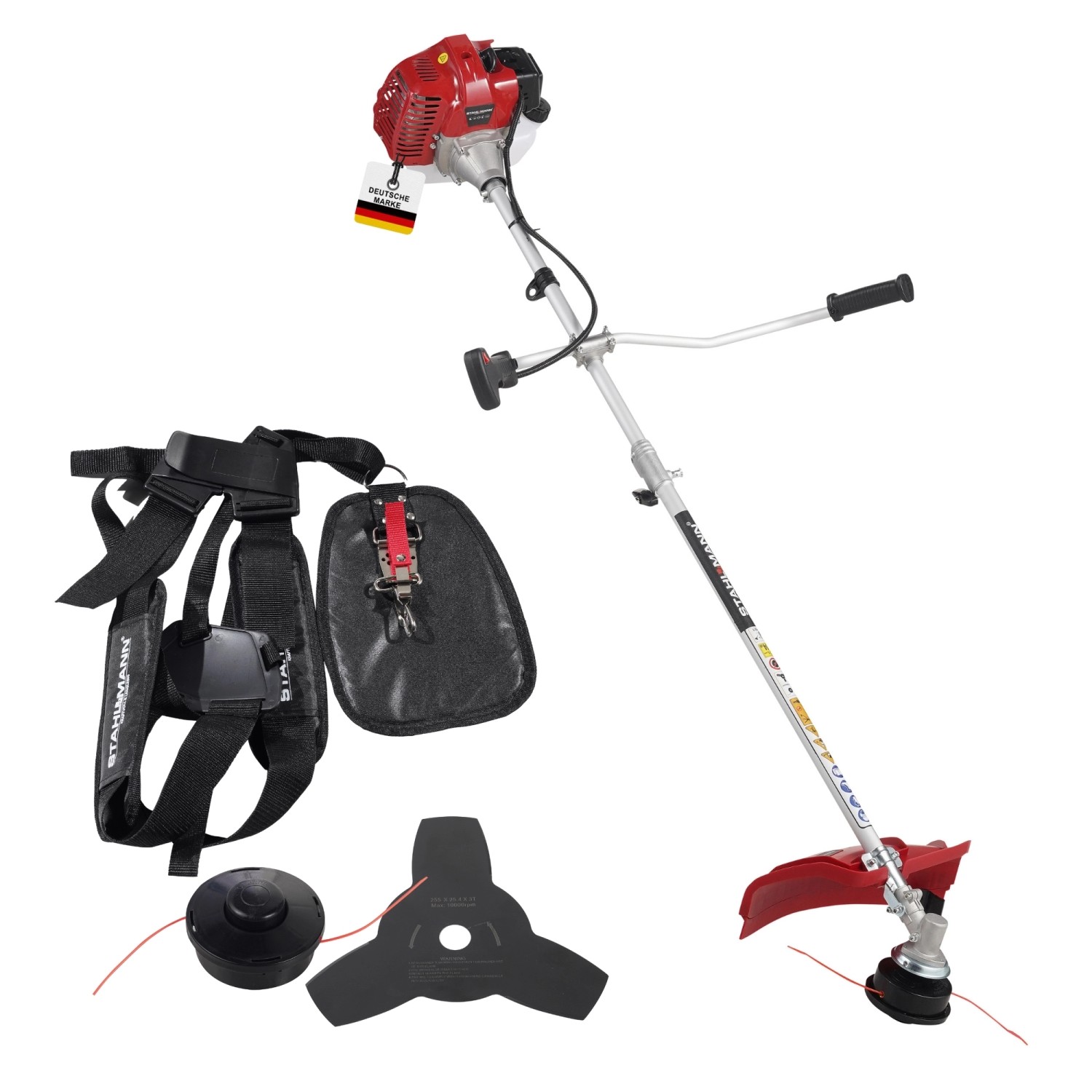 Stahlmann Freischneider Benzin MS520 Motorsense Benzin mit Kraftvollem 3PS günstig online kaufen