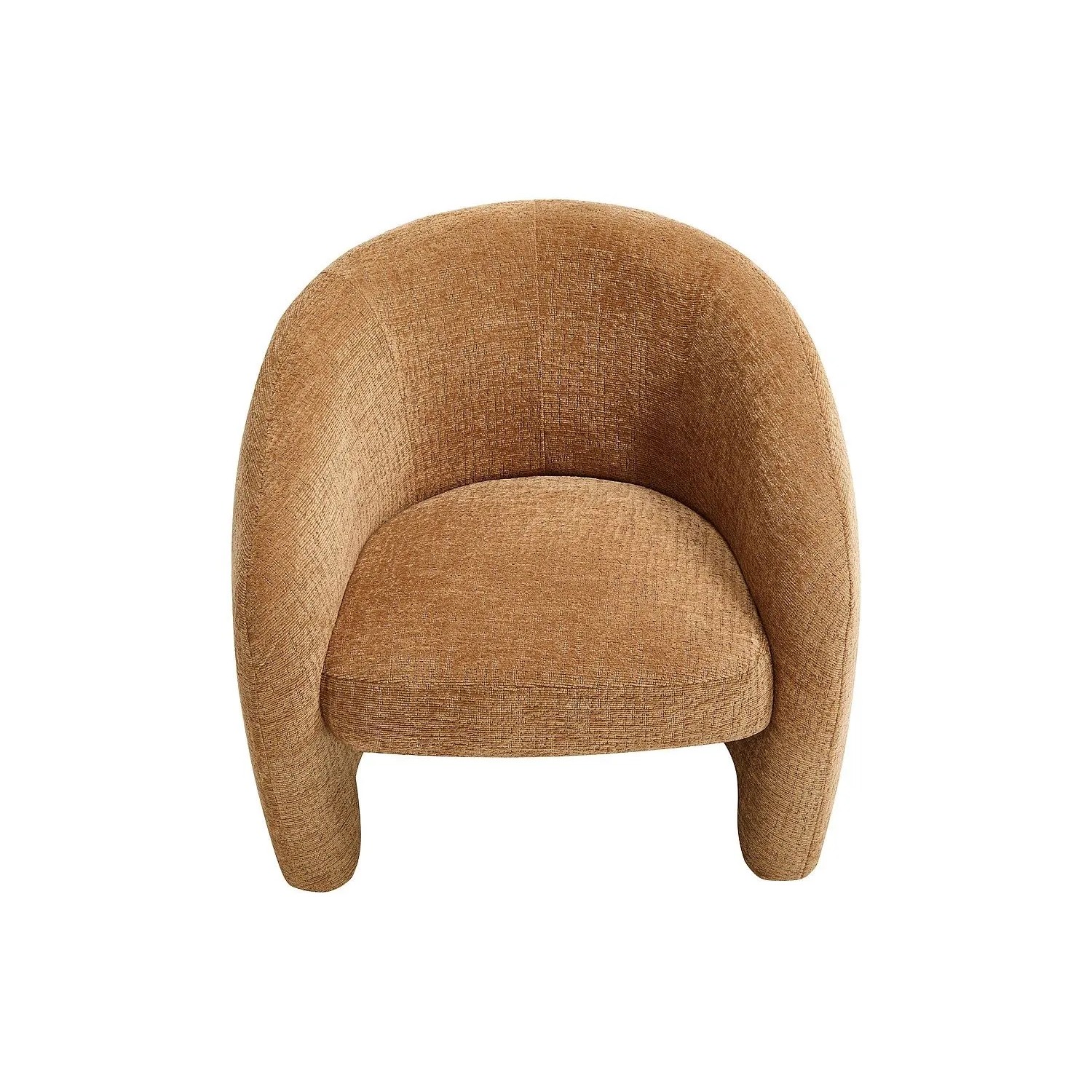 Vente-unique Sessel Mit Gerader Rückenlehne Romicou Camel 56 cm
