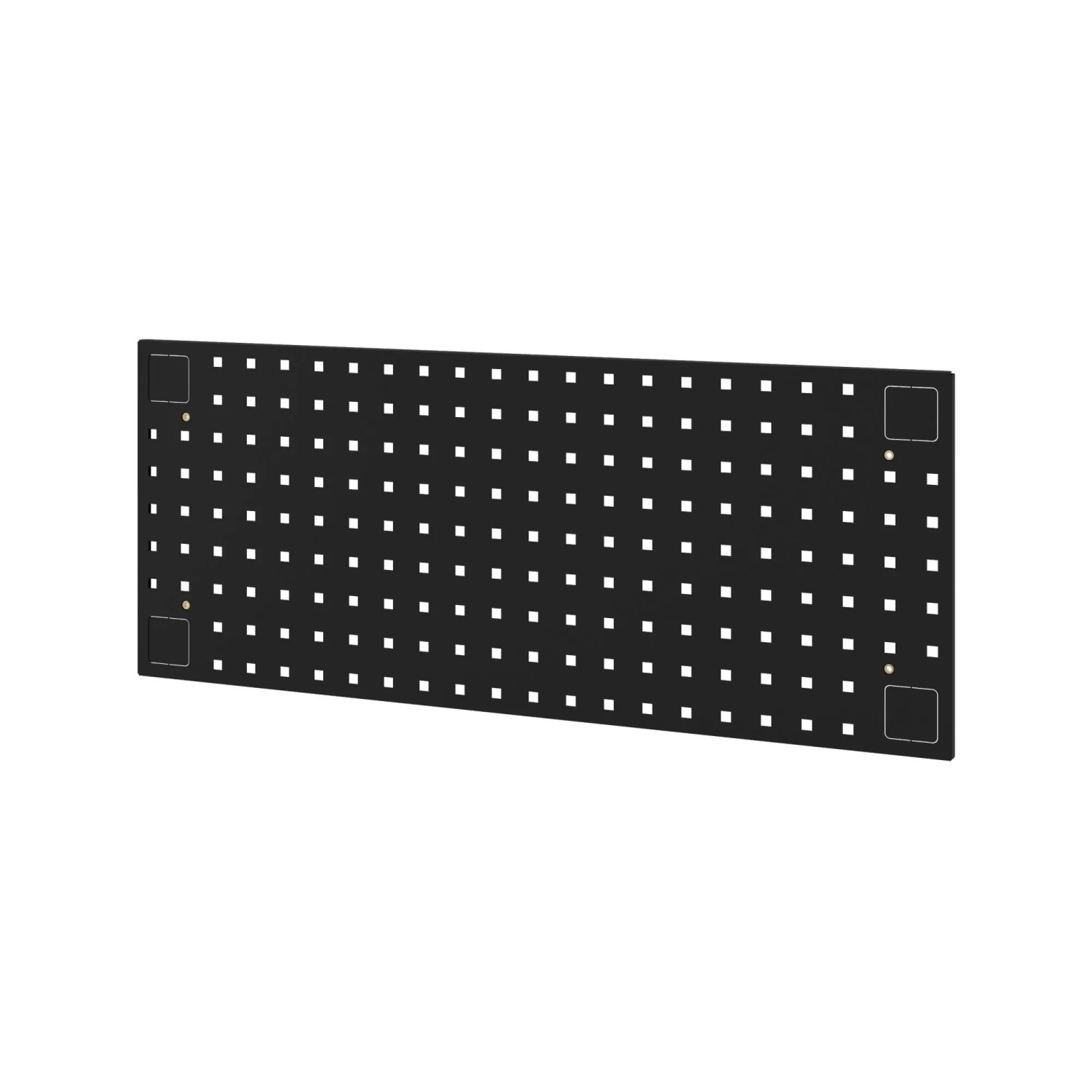 JAN NOWAK Heck-Werkzeugablage für den MEGAN-Schrank Schwarz 834 x 342 x 10 mm