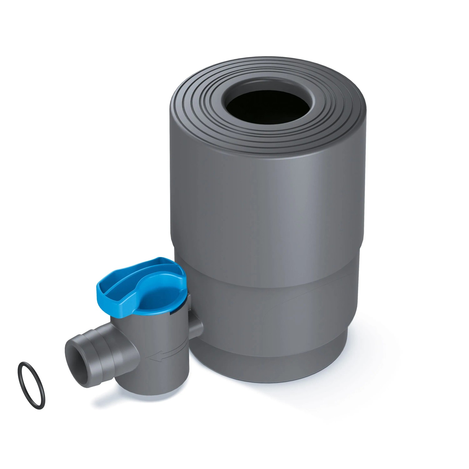 Arves Regensammler mit Hahn Hellgrau