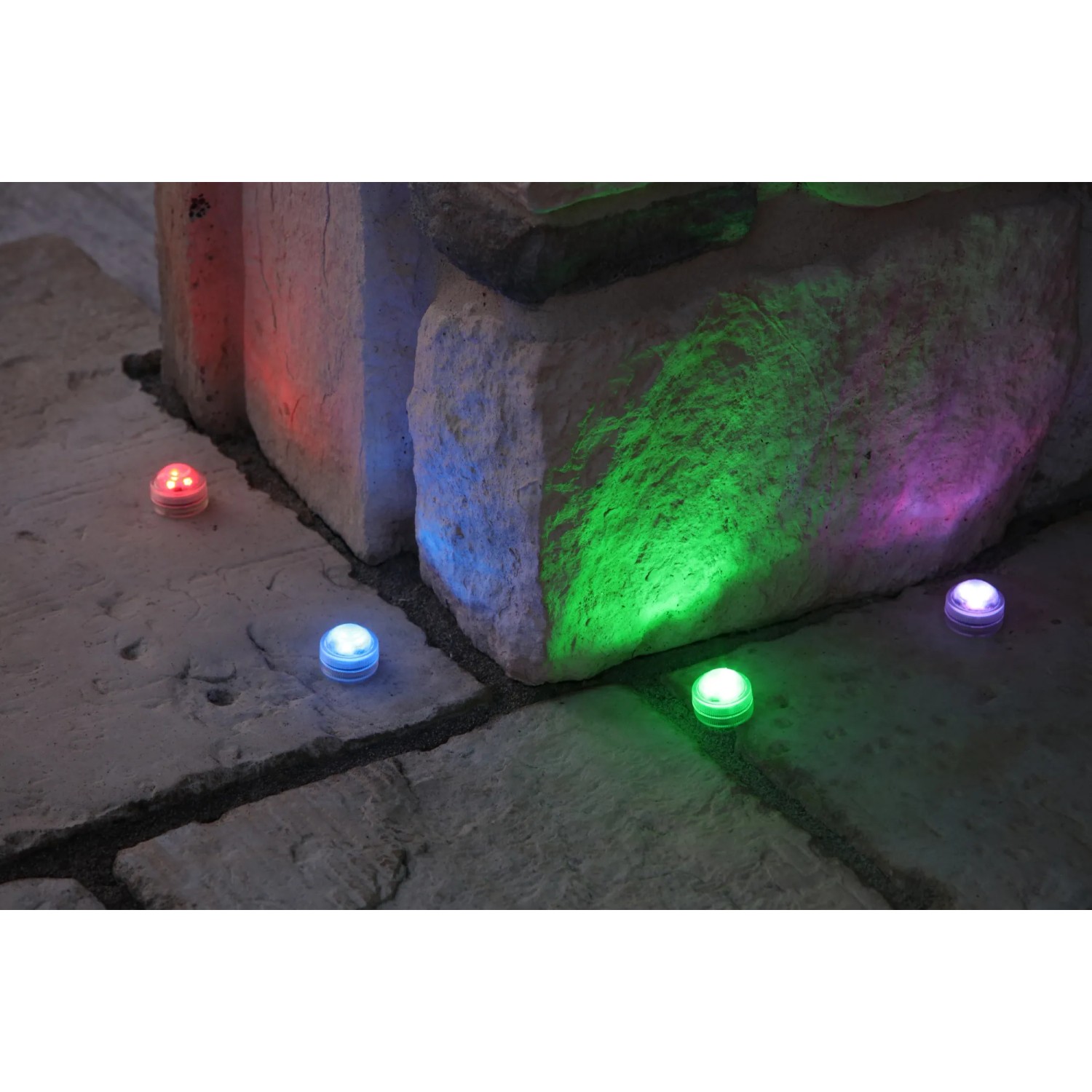 FlowerPower LED Teelichter Outdoor 4er inkl. Fernbedienung 13 x 12 x 3 cm kaufen bei OBI
