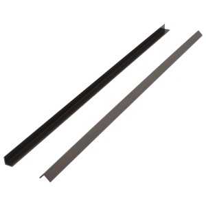 vidaXL Winkelleisten 5 Stk WPC 170 cm Dunkelbraun 45022