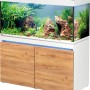 Eheim Aquarium-Kombination Incpiria 430 Alpin/Nature mit Unterschrank und LED-Beleuchtung.