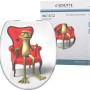 Schütte WC-Sitz Frog King mit Absenkautomatik, Froschmotiv auf Duroplast WC-Brille.