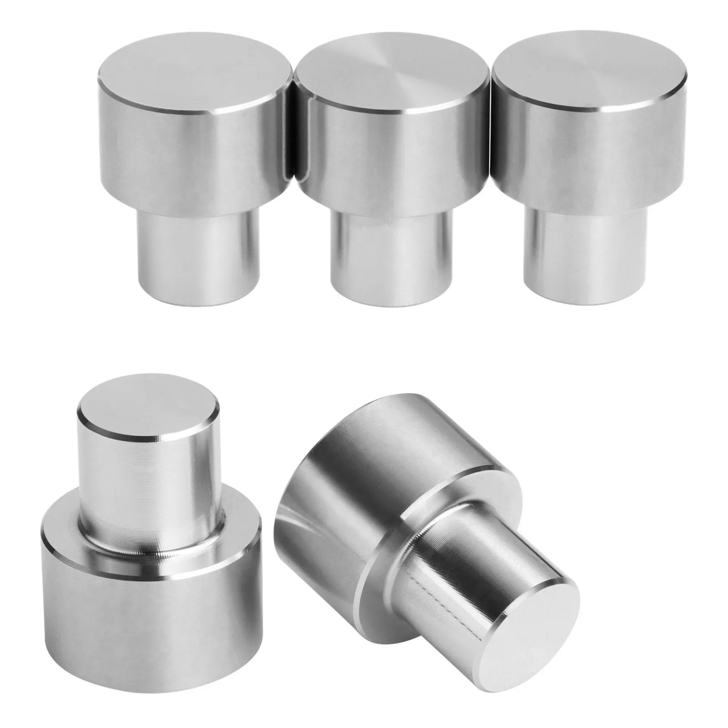 SOTECH 5er Set Anschlagbolzen Durchmesser 25 16 x 15 mm Edelstahl SS304 Für Schweißtische Lochplatten mit Loch-Durchmesser Von 16 mm