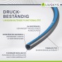 Detailaufnahme: Juskys Gartenschlauch, robust, flexibel und UV-beständig für lange Haltbarkeit.