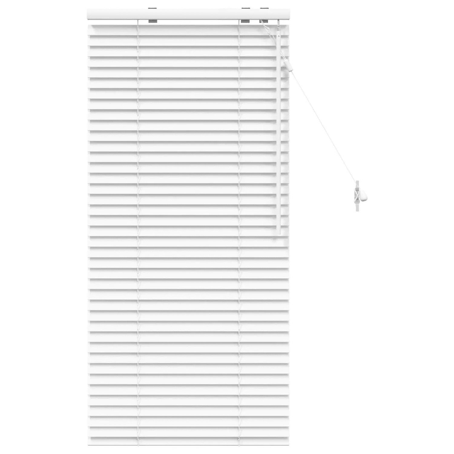 vidaXL Venezianische Jalousie Weiß 65 x 130 cm 35 mm 42015384