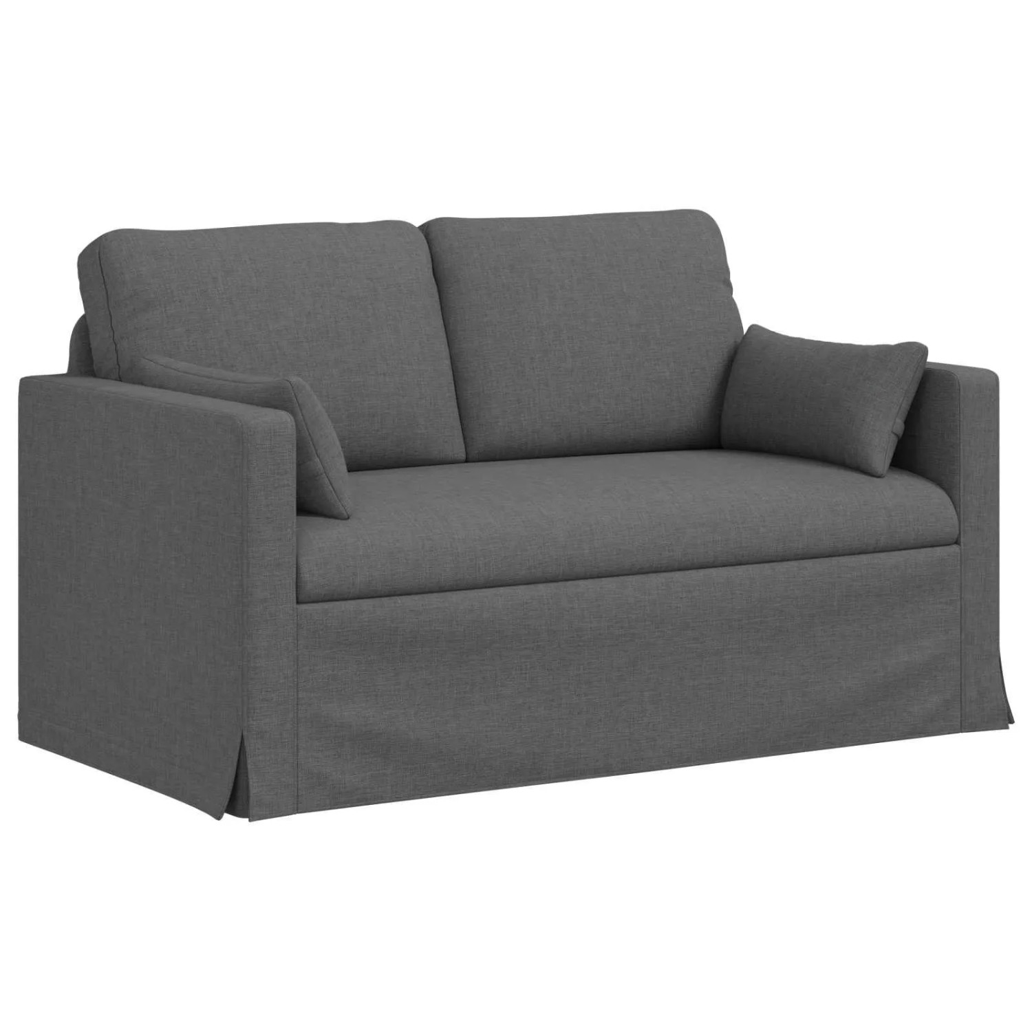 vidaXL Sofa Dunkelgrau 139 x 78 x 80 cm Stoff 42024356