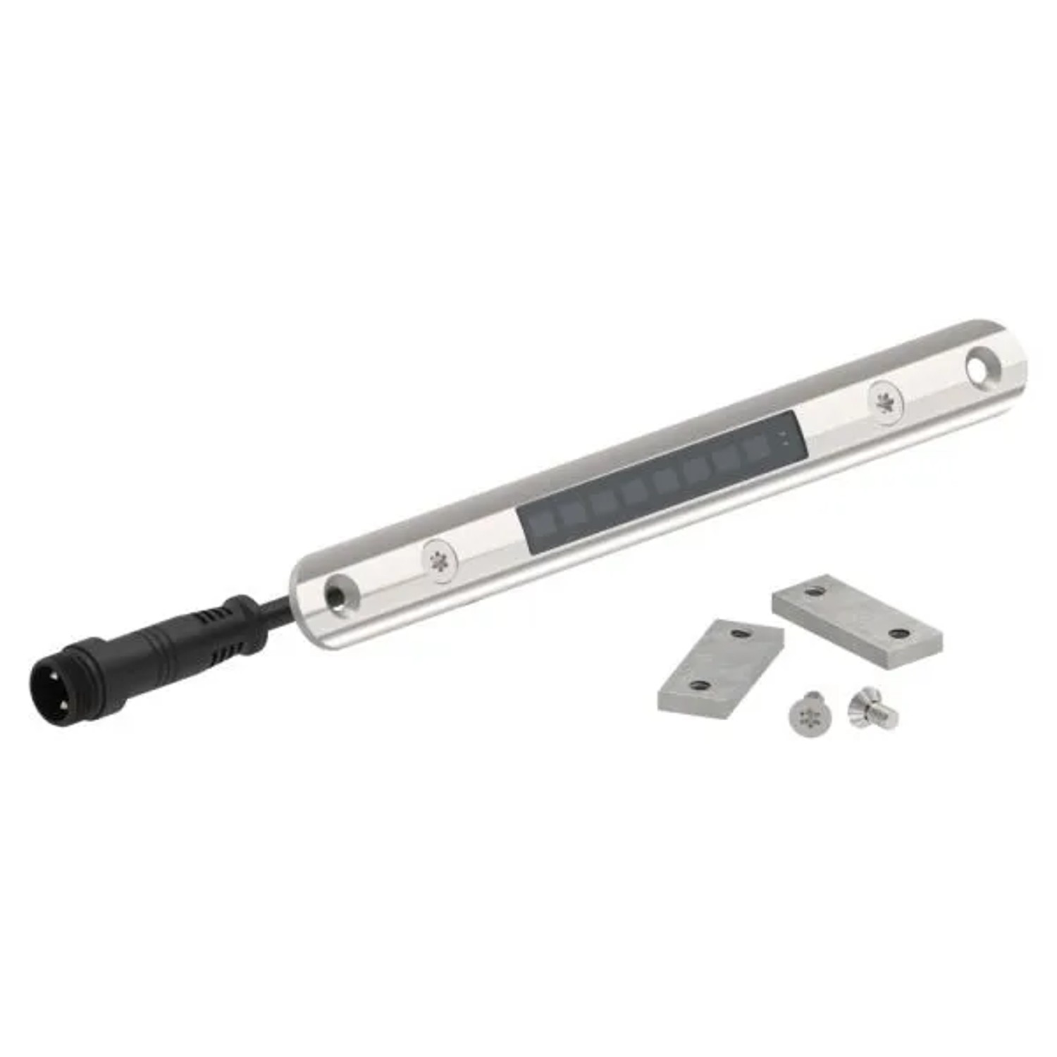 FeNau LED Modul Edelstahl Rohr Ø 42,4-48,3 mm 3000K Warmweiß Dimmbar